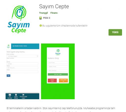 Sayım Cepte